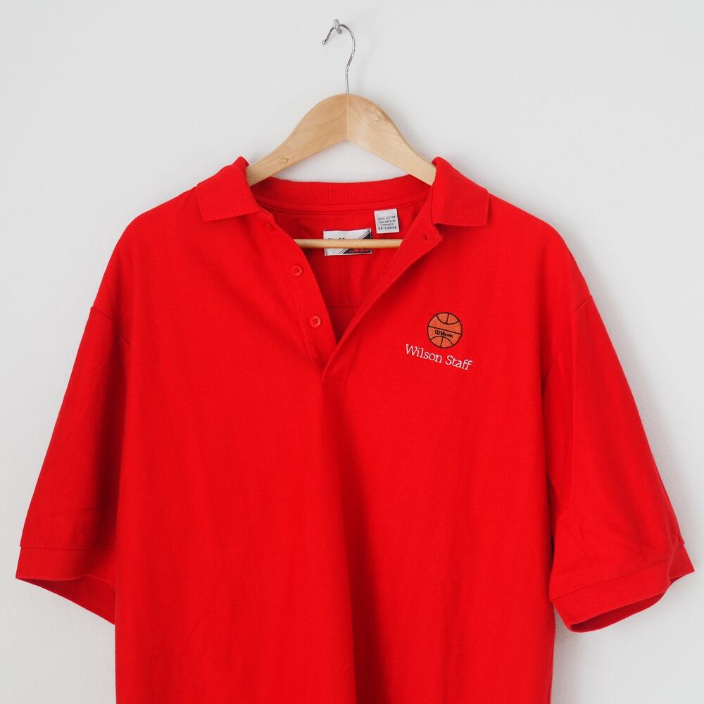 Vintage Wilson Staff Basketball Polo - Size XXL